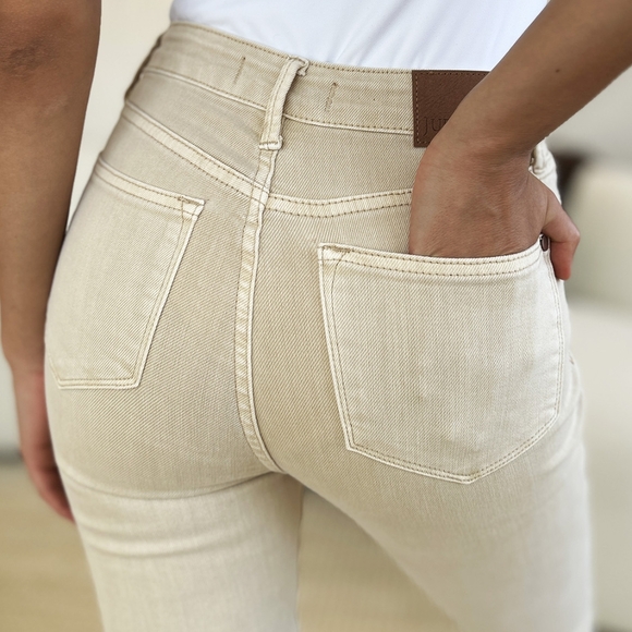 Judy Blue Tummy Control High-Rise Waist Denim Skinny Leg Jean Slim Fit Pants
